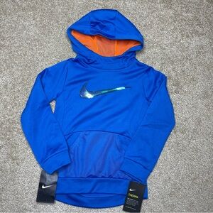 NEW Nike Dri-Fit Therma Hoodie / Pullover Sweatshirt Blue Size 6